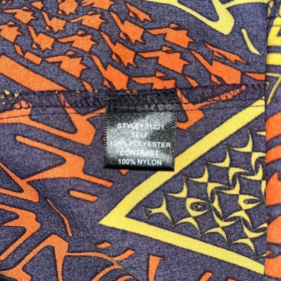 Anthropologie Anthro SKIES ARE BLUE Abstract Sheer Lace Button Up Shirt Top - L - Picture 9 of 10